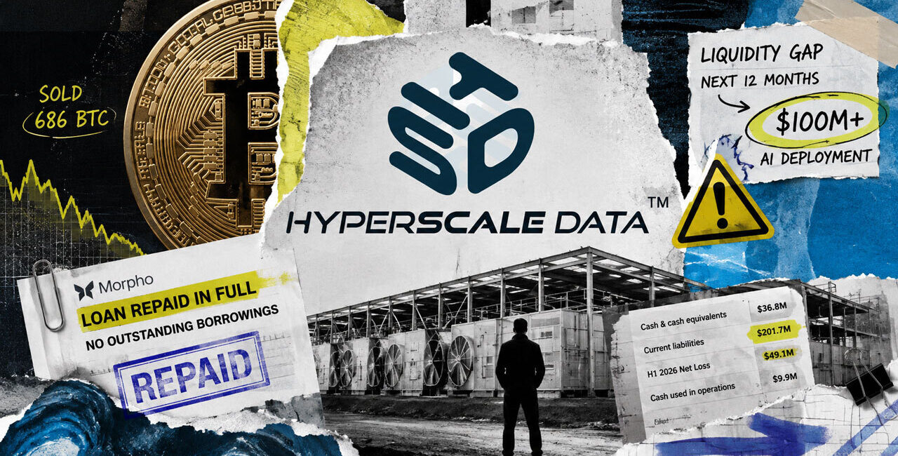 Bitcoin treasury Hyperscale sells 686 BTC to clear loans but says cash won’t cover next 12 months