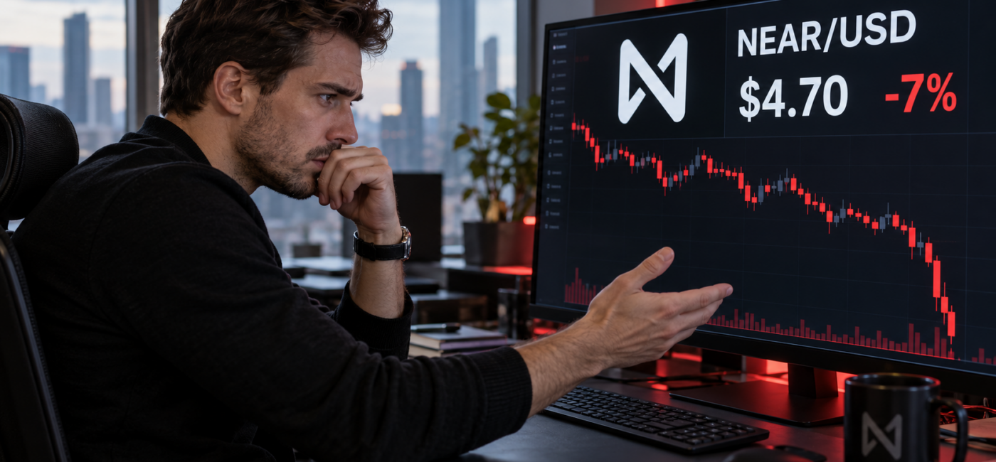 NEAR slips below $5 despite $5.42m ETF inflow