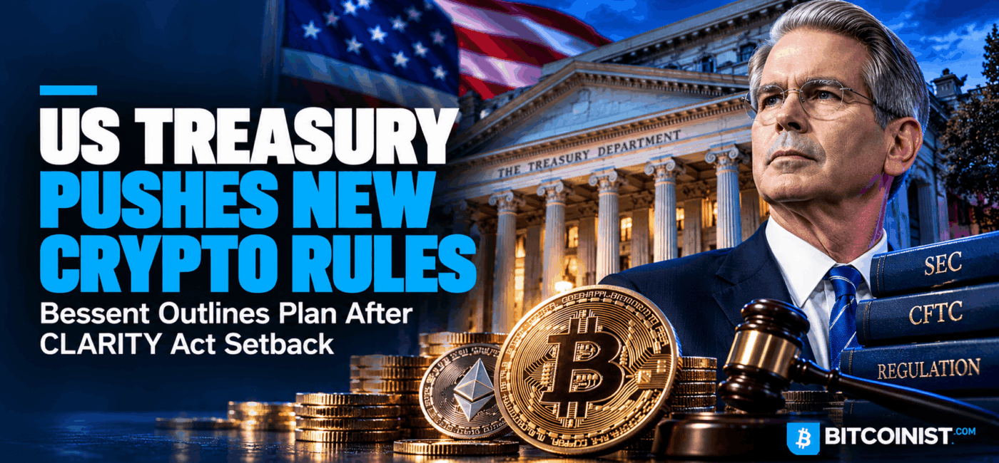 US Treasury Plans New Crypto Rules After CLARITY Act Setback